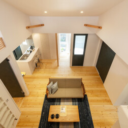 ロフトからはお家の様子が全て見渡せます。