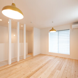 間仕切りのなりフリースペースは、使い方も色々工夫ができます。