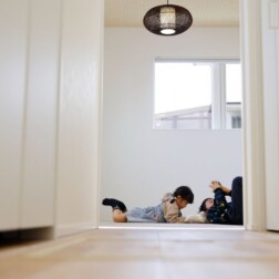 心地よくゴロゴロとできる和室スペースっていいですね。